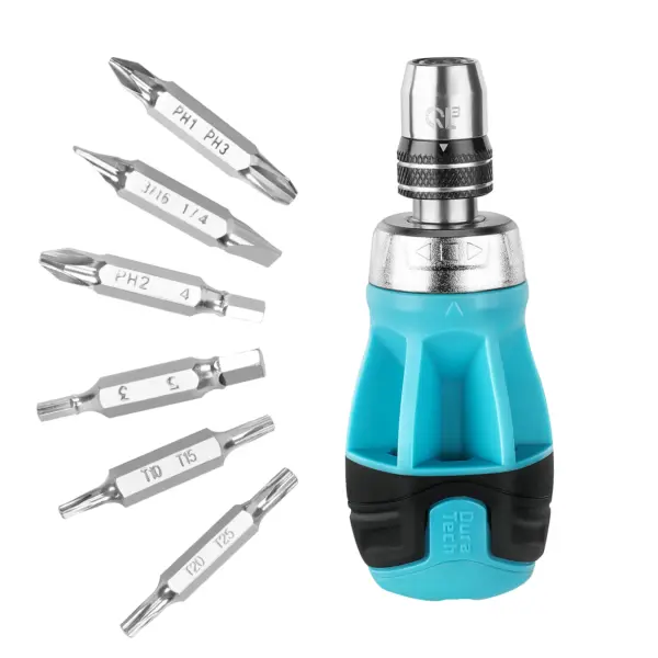 12-in-1 Magnetic Ratcheting Screwdriver Kit - Image 7
