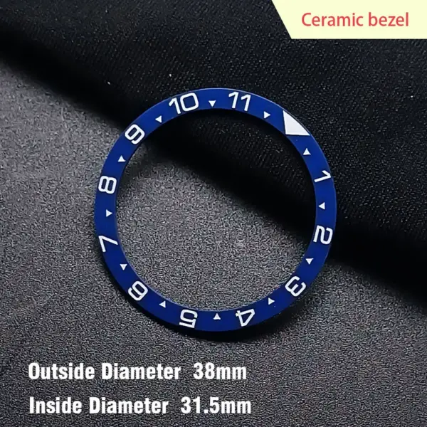 38mm Ceramic Watch Bezel Insert for Dwayne Campbell Model - Image 7
