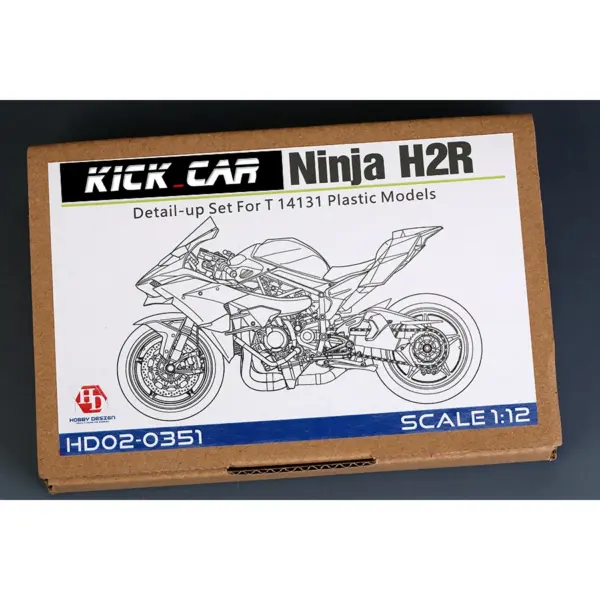 Hobby Design 1/12 Metal Motorcycle Upgrade Kit - Image 7
