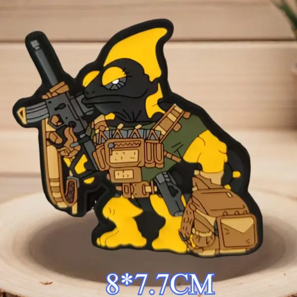Chameleon 3D PVC Tactical Patch for Clothing - Image 3