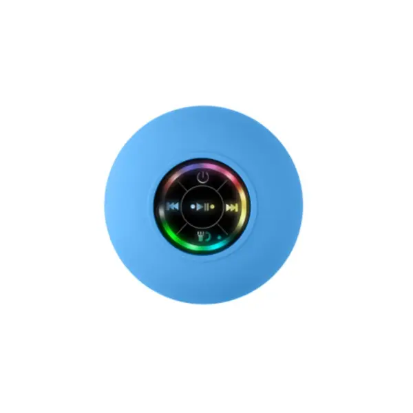 Portable Waterproof Bluetooth Shower Speaker with LED Lights - Image 10