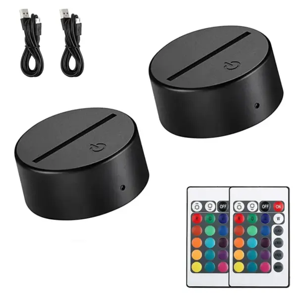 16-Color 3D LED Lamp Base for Atmosphere - Image 17