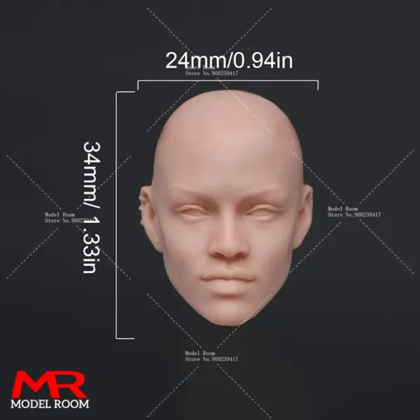 Unpainted 1/6 Leonardo Head Sculpt Model - Image 21