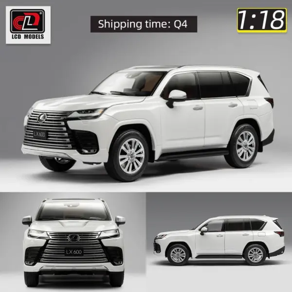 1:18 LX600 Alloy SUV Car Model Collection - Image 9