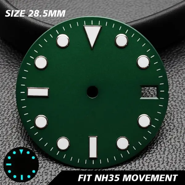 28.5mm GMT Calendar Watch Dial for NH34 NH35 Models - Image 47