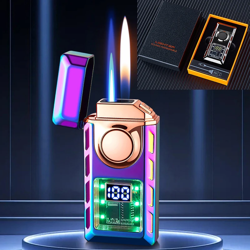 Rechargeable Windproof Cigar Lighter Jet Torch 10 Rechargeable Windproof Cigar Lighter Jet Torch - Image 10
