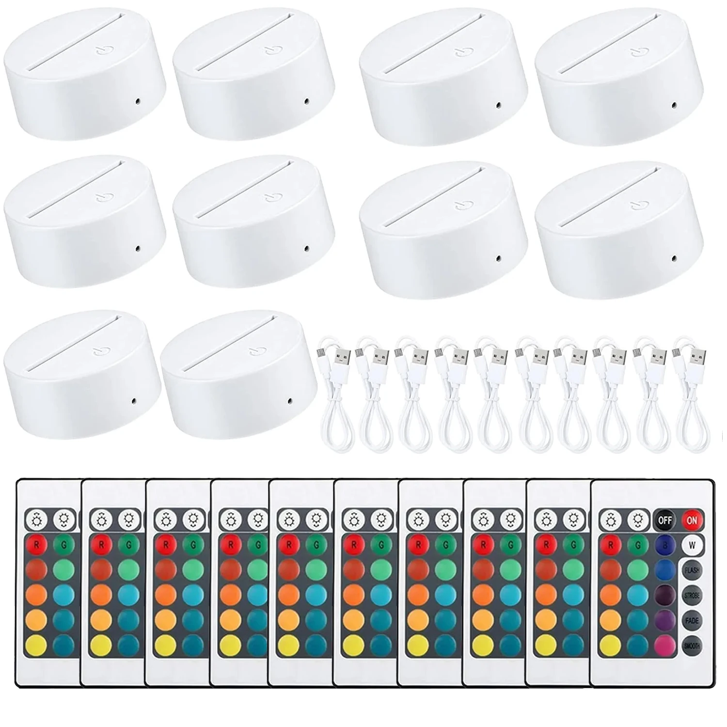 Multi-Color LED Lamp Base for Atmosphere Settings 18 Multi-Color LED Lamp Base for Atmosphere Settings - Image 18