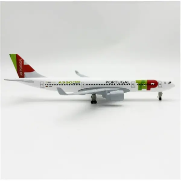 Portuguese Airlines Airbus 330 Model with Stand - Image 5