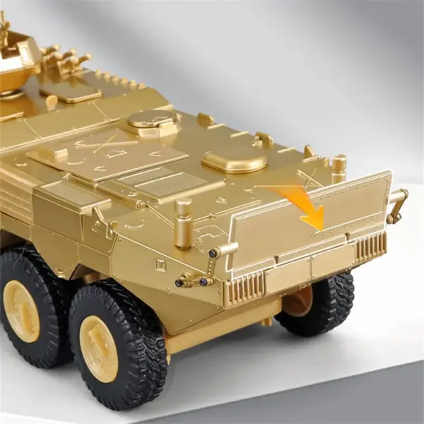 1:24 Alloy Armored Police Truck Model - Image 3