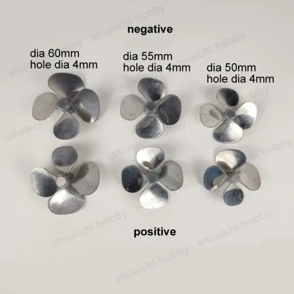 Alloy RC Boat Propeller Set 50/55/60mm - Image 5