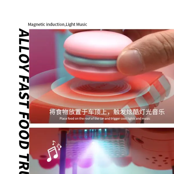 1:10 Scale Diecast Food Truck Model Car - Image 3