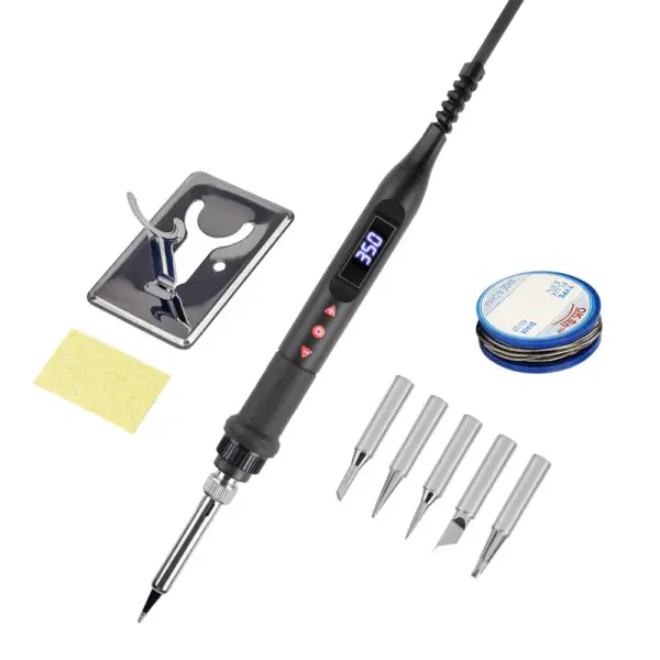 JCD 80W Digital Soldering Iron Kit with LCD Display - Image 13