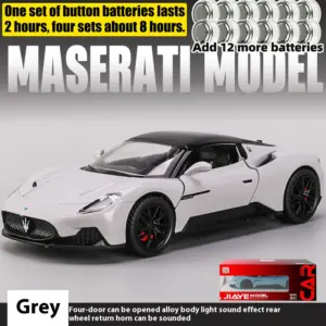 1/22 Maserati MC20 Diecast Model Car with Sound and Light 24 S63ea715d8b6a443a9c8d7adc43de907bS