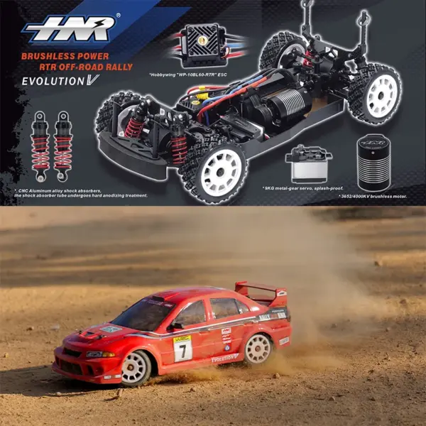 HNR H9804 FOXHOUND 1/10 Brushless RC Car - Image 2