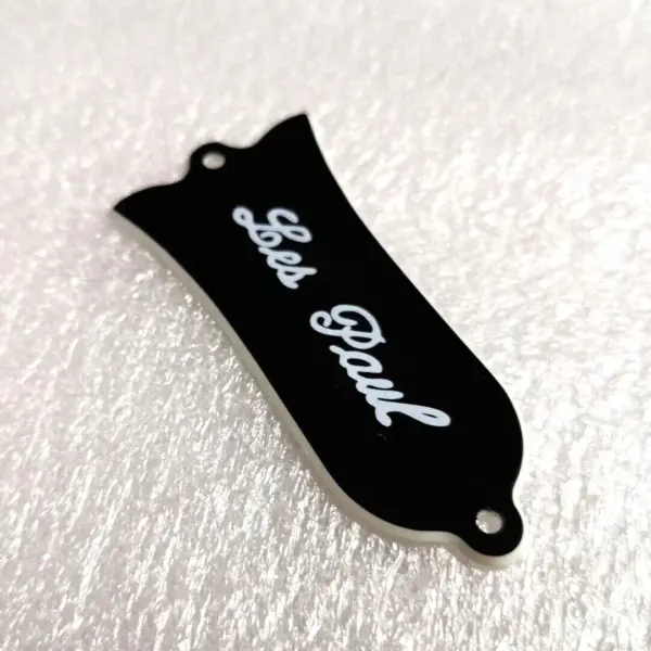 Black 2-Ply Guitar Truss Rod Cover for LP & SG - Image 3