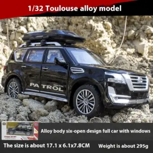 1:32 Nissan Patrol Off Road Diecast Model Car 18 S63fdd962e65a48a18d59d52b3ac8bea43