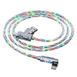 RGB Type C Fast Charging Cable 1M 120W 7 S640dcf9be2bd4960bbe7d19b5b966ac2t 2