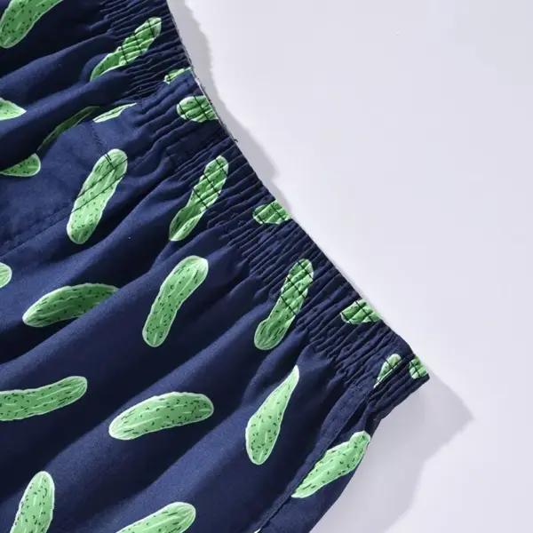 Men's Cotton Boxers with Striped Print - Image 5