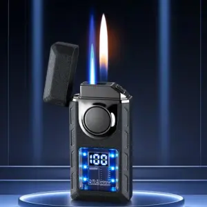Rechargeable Windproof Cigar Lighter Jet Torch 29 S6444cf4839e1435e8452895d34d3a2980