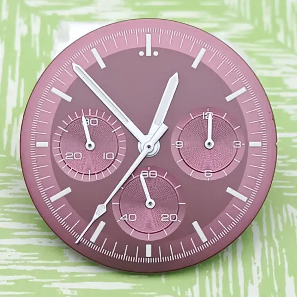 VK63 Watch Hands with Luminous Green Glow for Quartz Movements - Image 11