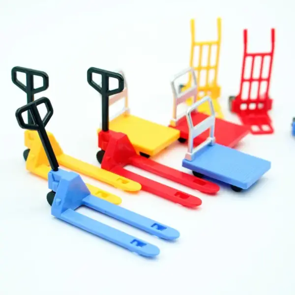 Miniature Dollhouse Cargo Trolleys Set - Image 2