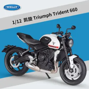 Welly 1:12 Triumph Trident 660 Alloy Motorcycle Model 15 S649d0912d3404b87a742a1245de25a2f0