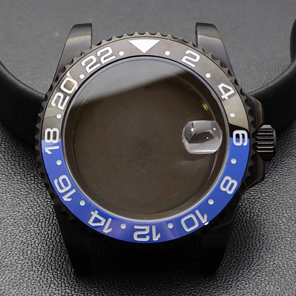 GMT 40.5mm Bidirectional Sapphire Watch Case for NH34/NH35 67 GMT 40.5mm Bidirectional Sapphire Watch Case for NH34/NH35 - Image 67