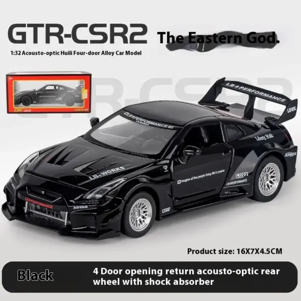 32 Skyline Nissan GTR CSR2 Diecast Model Toy - Image 8