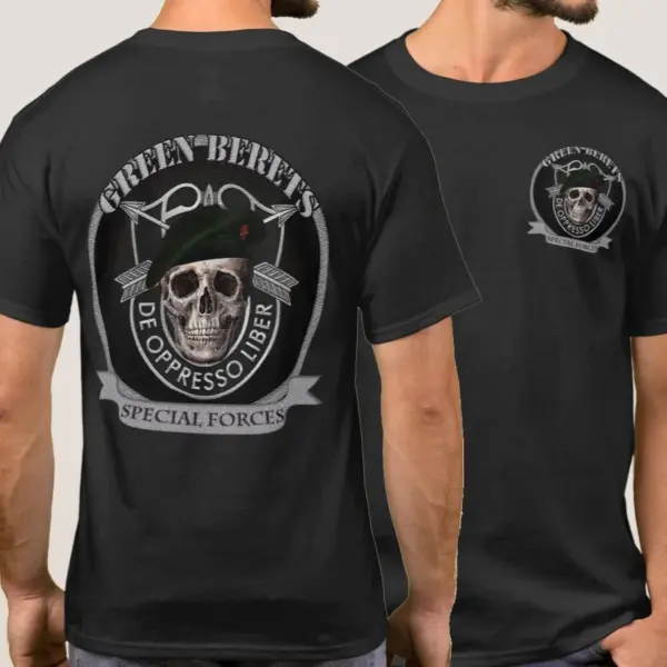 US Army Green Beret Casual T-Shirt for Men - Image 2