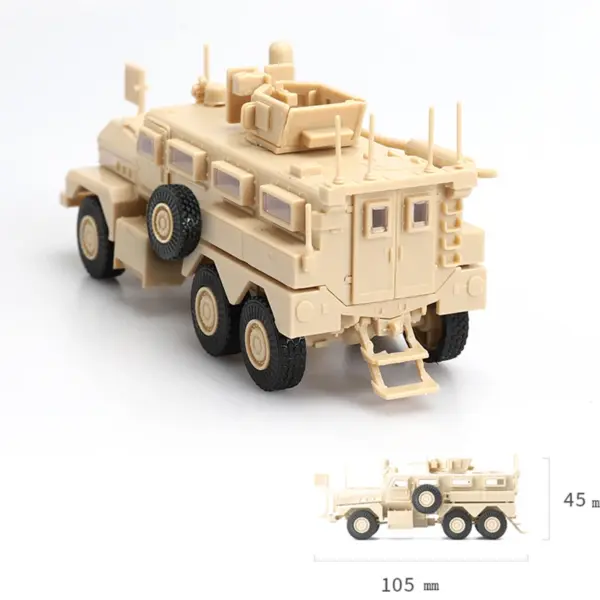 1:72 Military Radar Cougar 6X6 Model Kit - Image 2