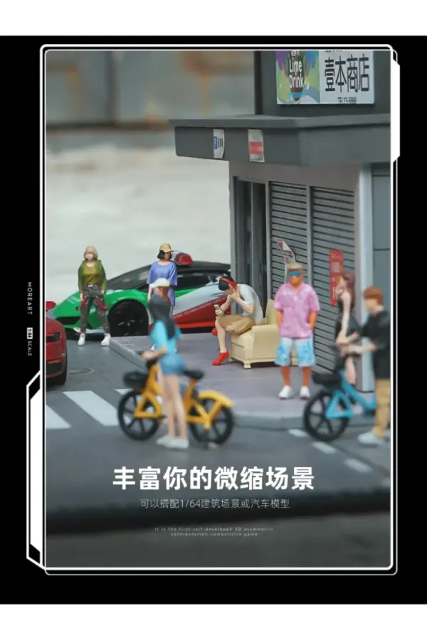 1/64 Resin Headphone Boy Miniature Figure - Image 6