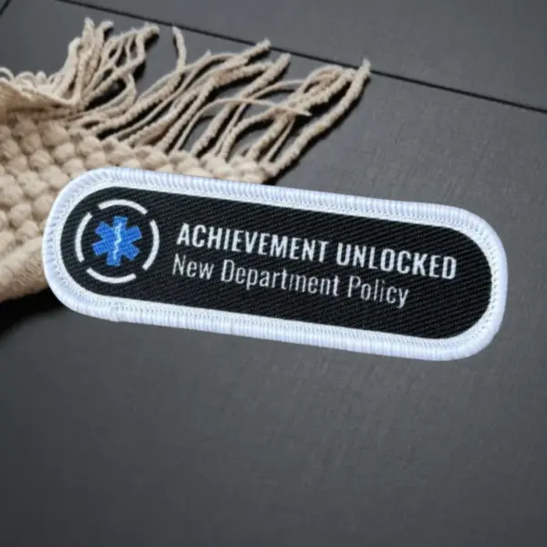 Achievement Unlocked Military Patch Hook&Loop Badge - Image 2
