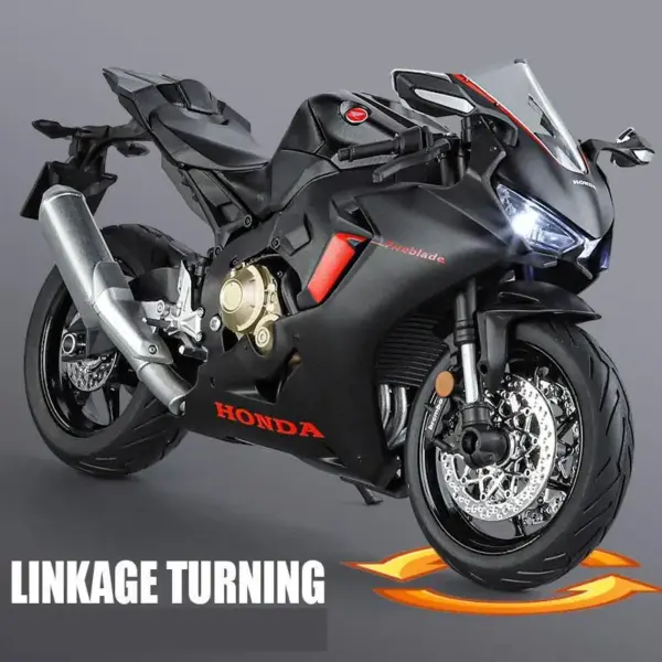 1/9 Honda CBR 1000RR HRC Diecast Motorcycle Model - Image 3