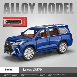 1:24 Lexus LX570 Off Road Alloy Diecast Model 23 S6613cdd89a0d4eabb79562326f845c43V
