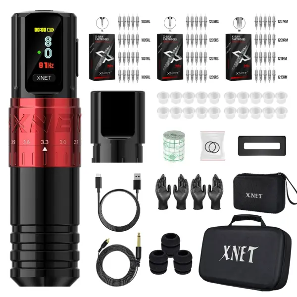 XNET Vipera Wireless Tattoo Kit with OLED Display - Image 8