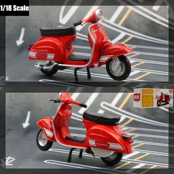 Vespa 200 Rally Diecast Motorcycle Model - Image 7