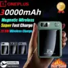 OnePlus Magnetic Wireless PowerBank 20000mAh 22.5W Fast Charging External Battery for Samsung iPhone Xiaomi PD 20W Powerbank New