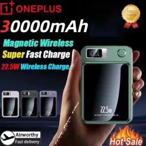OnePlus Magnetic Wireless PowerBank 20000mAh 22.5W Fast Charging External Battery for Samsung iPhone Xiaomi PD 20W Powerbank New