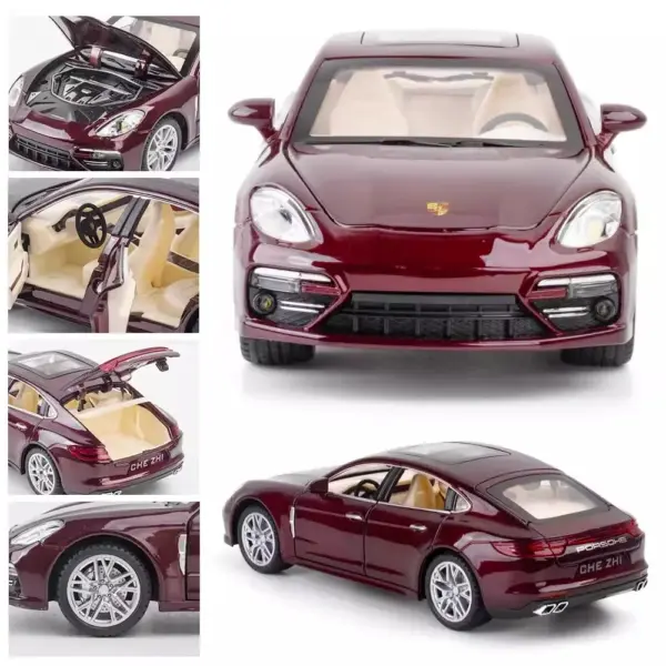 1:24 Porsche Panamera Metal Diecast Model Car - Image 4