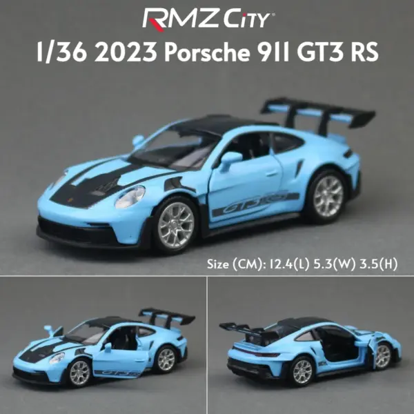 Diecast Porsche 911 GT3 1/36 Model Car - Image 11