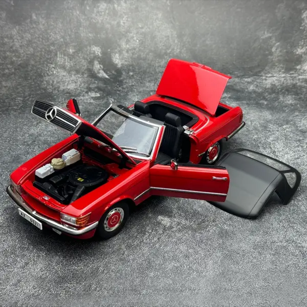NOREV 1/18 Scale 350SL 1986 Diecast Car Model - Image 4