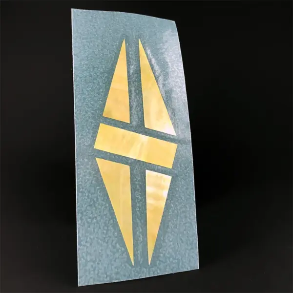 Gold Mother of Pearl Guitar Decal Sticker 0.1mm - Image 2