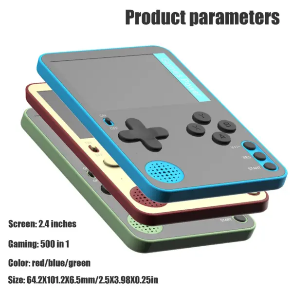 Handheld Retro Game Console with LCD Screen - Image 5