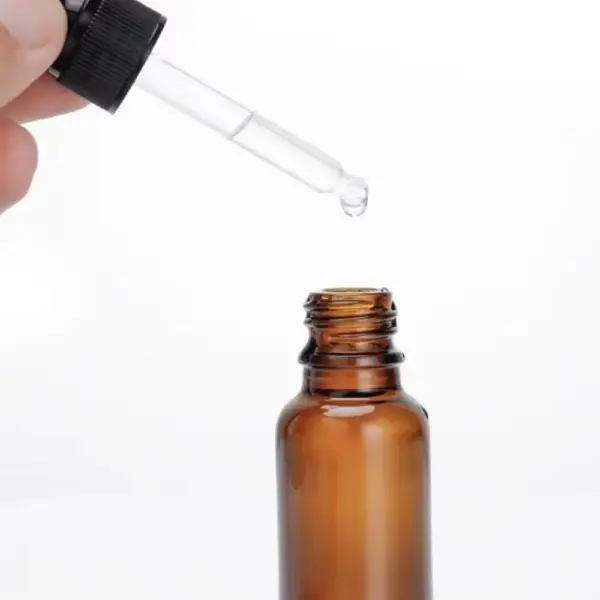 Amber Glass Bottles with Dropper Dispenser Set - Image 3