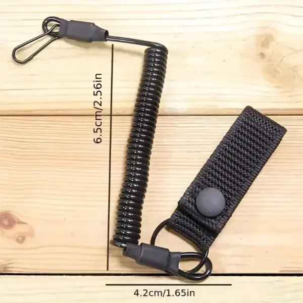 Elastic Tactical Lanyard for Keys and Flashlights - Image 6