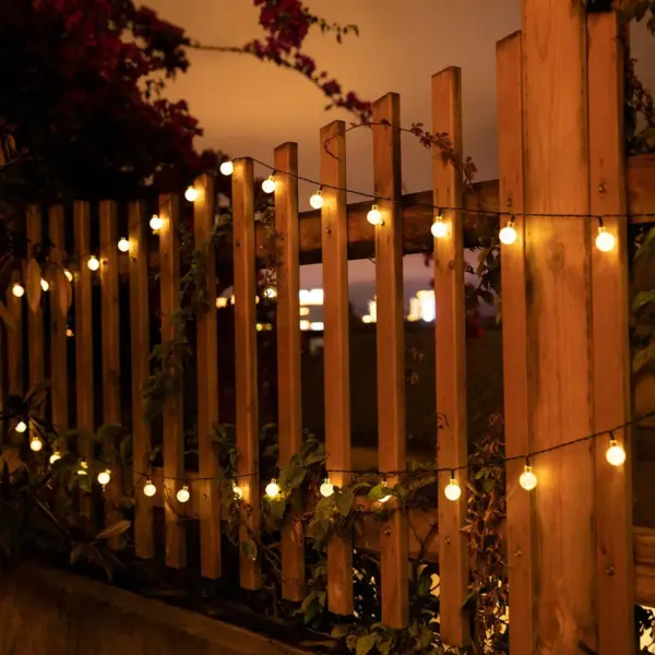 Solar String Lights Outdoor 200 LED Crystal Globe - Image 3
