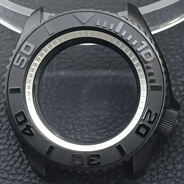 41.5mm Sapphire Crystal Watch Case for NH 35/36 Black Matte Finish - Image 59