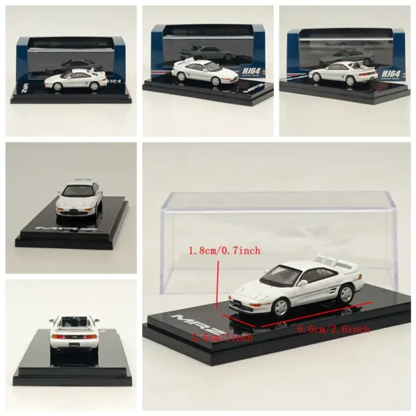 1/64 Honda MR2 SW20 GT-S Diecast Model Car - Image 9