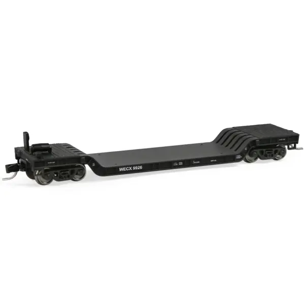 Evemodel N Scale Depressed Center Flat Car Model with 20ft Container - Image 11