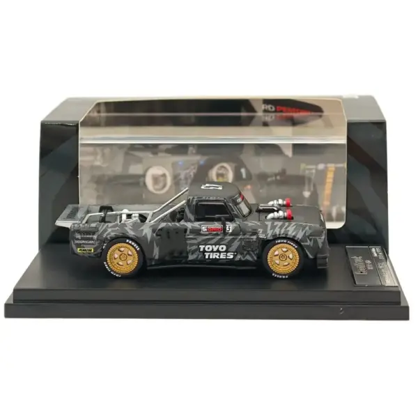F-150 Hoonitruck Diecast Model Car 1/64 Black Collection - Image 2